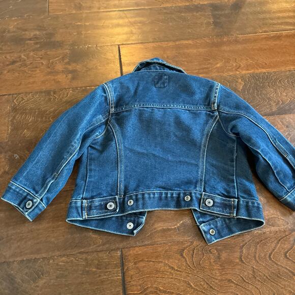 Gap Kids Icon  Medium Wash Denim Jean Jacket Blue Girl's Size XXS (3) Y2K - Picture 6 of 6